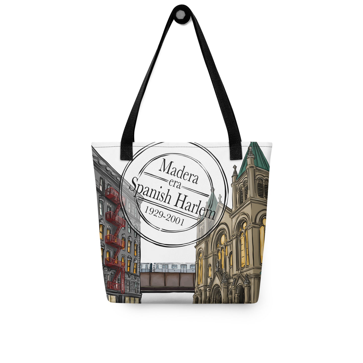 Madera Era Spanish Harlem NYC Tote bag