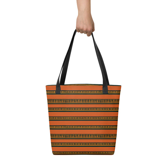 Timbuktu Tangerine Tapestry Tote bag