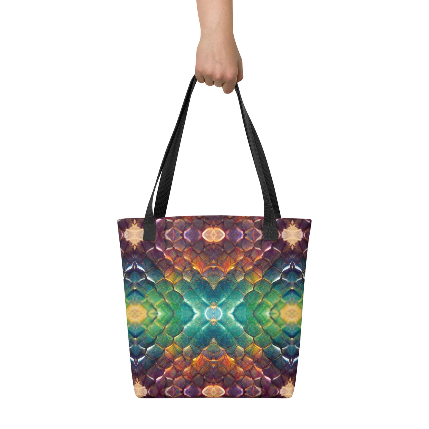 Prismijimmy, the Rainbow Guardian Dragon Tote bag