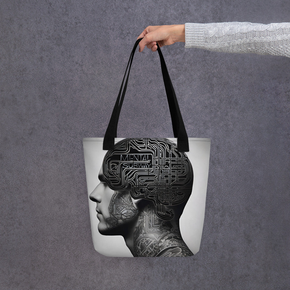 Neural Routes Tote bag