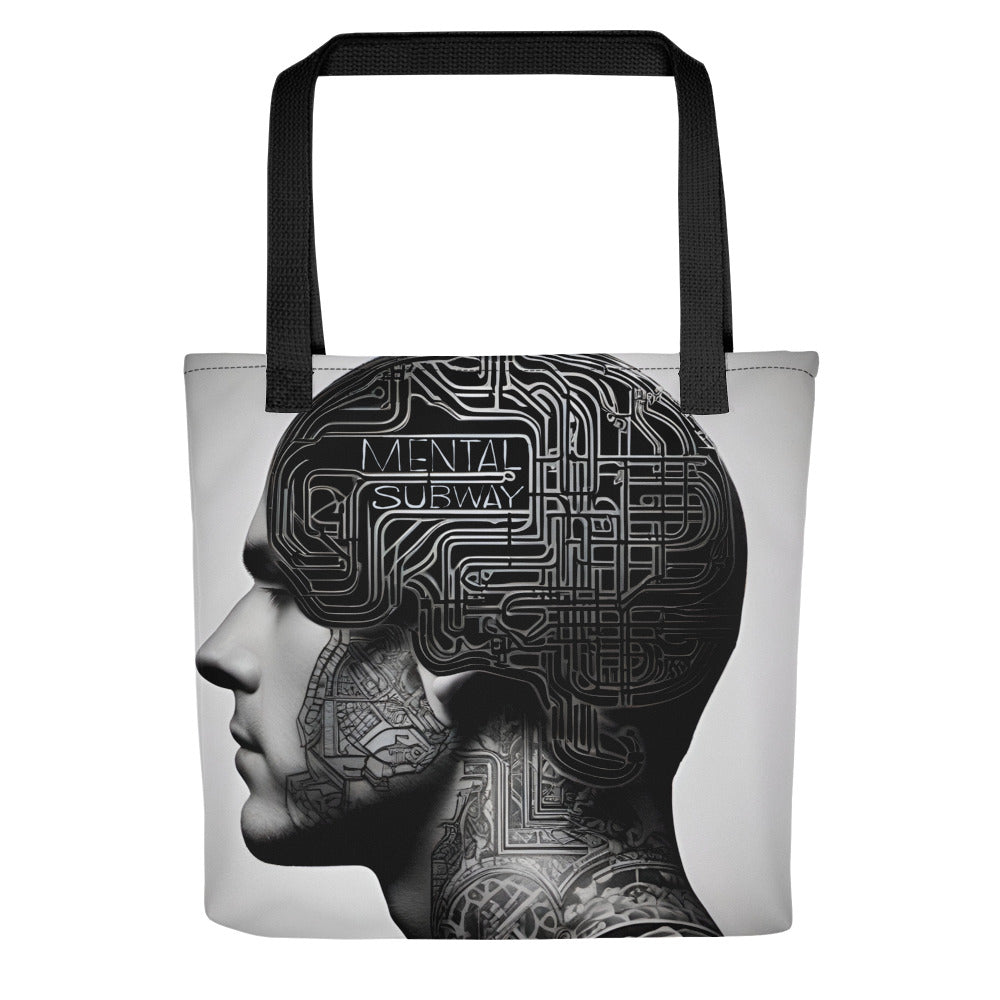 Neural Routes Tote bag