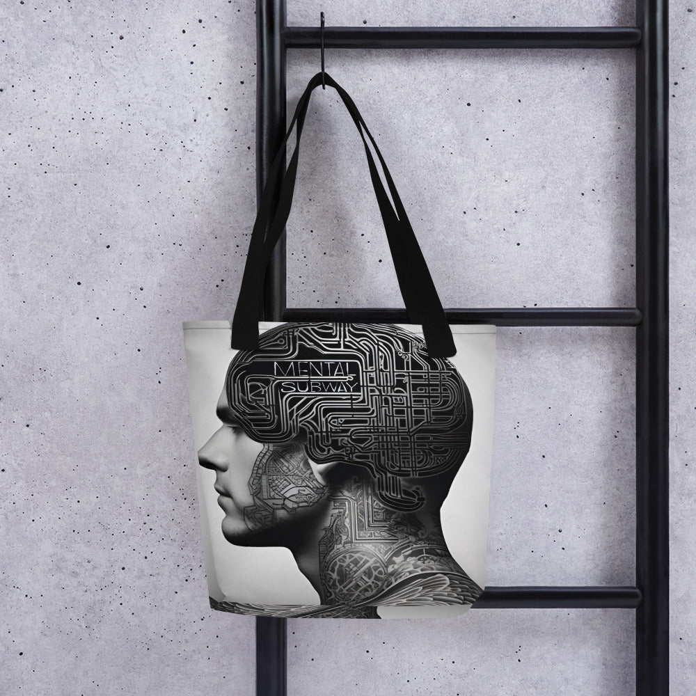 Neural Routes Tote bag