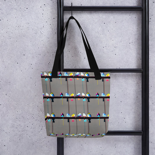 Colorful Birds Tote bag