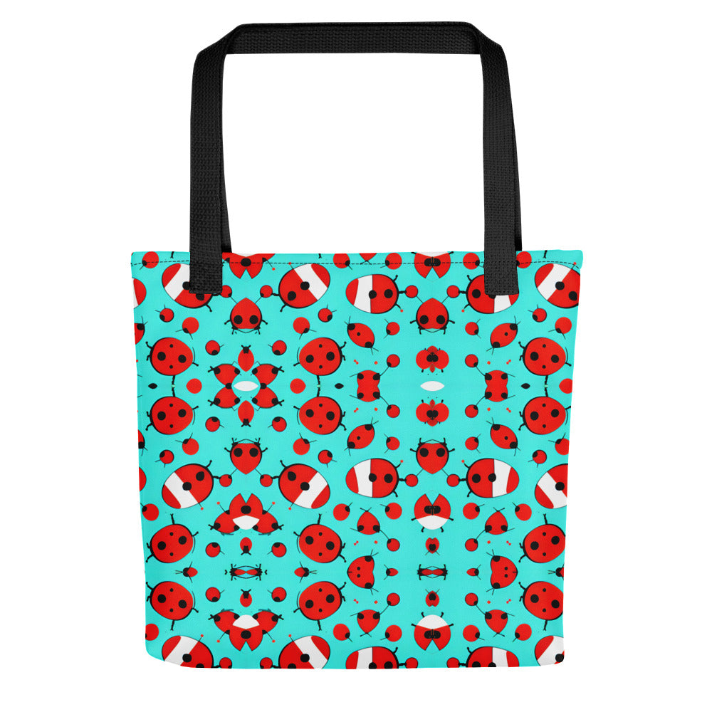 Cosmic Ladybug Tote bag