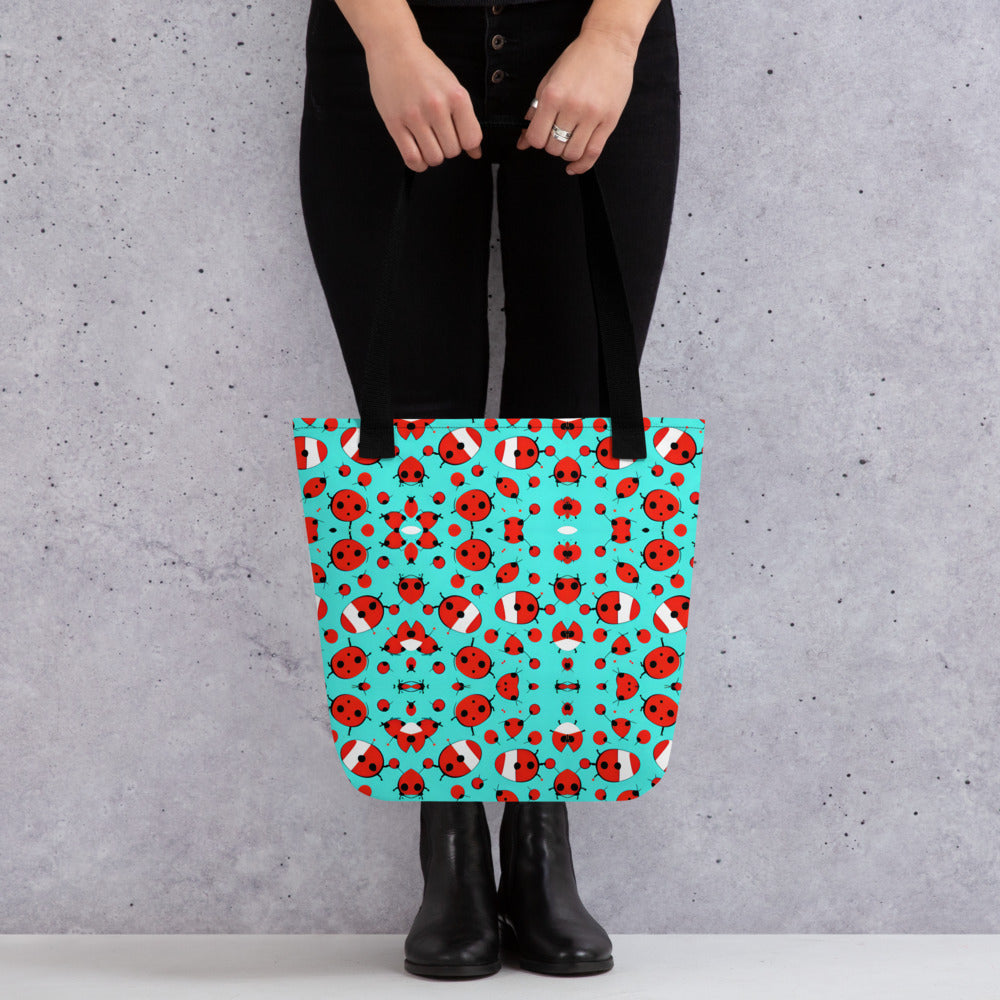 Cosmic Ladybug Tote bag