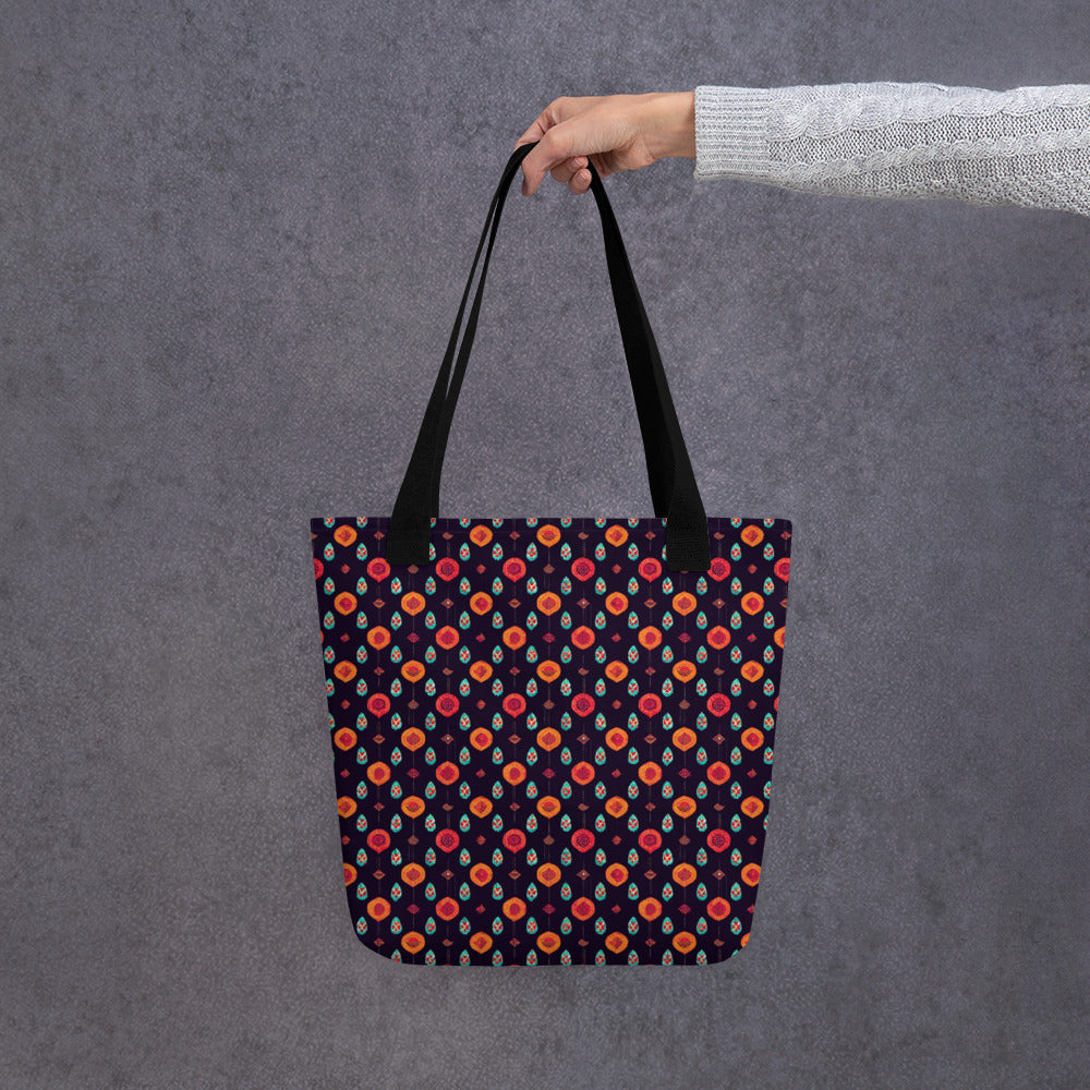 Free Spirited Flora Tote bag