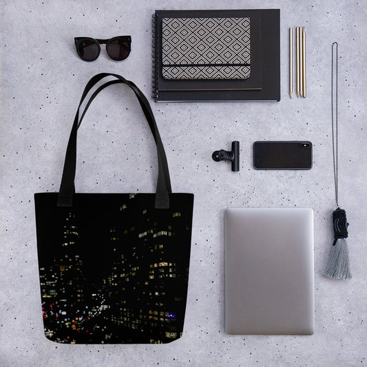 Glimmering Manhattan Tote bag