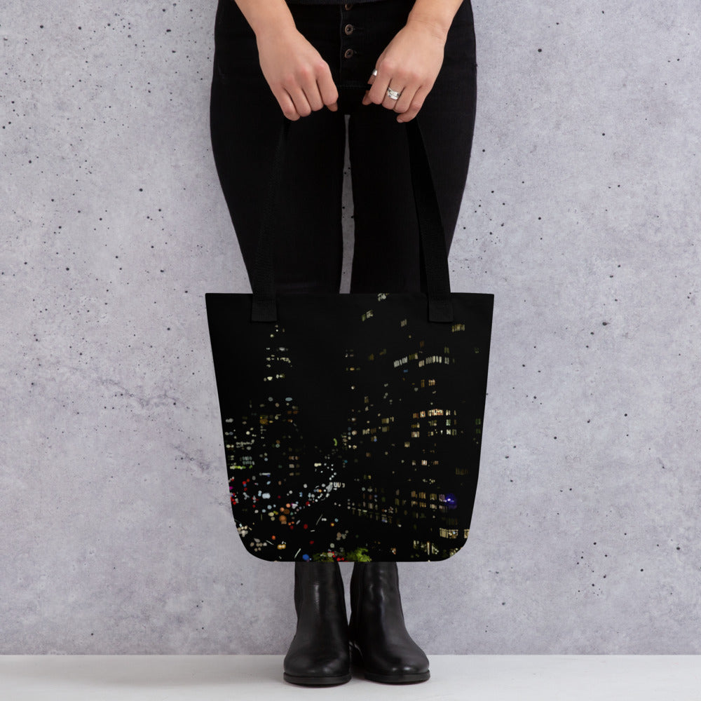 Glimmering Manhattan Tote bag