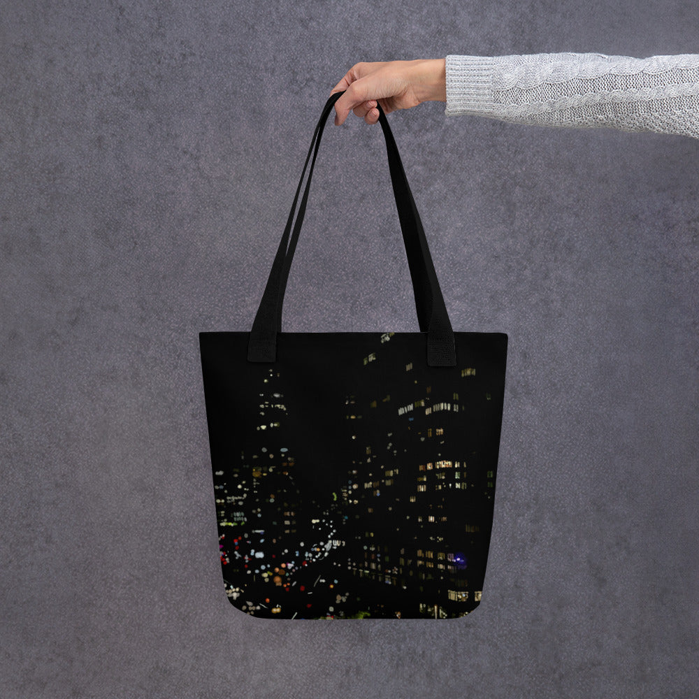 Glimmering Manhattan Tote bag