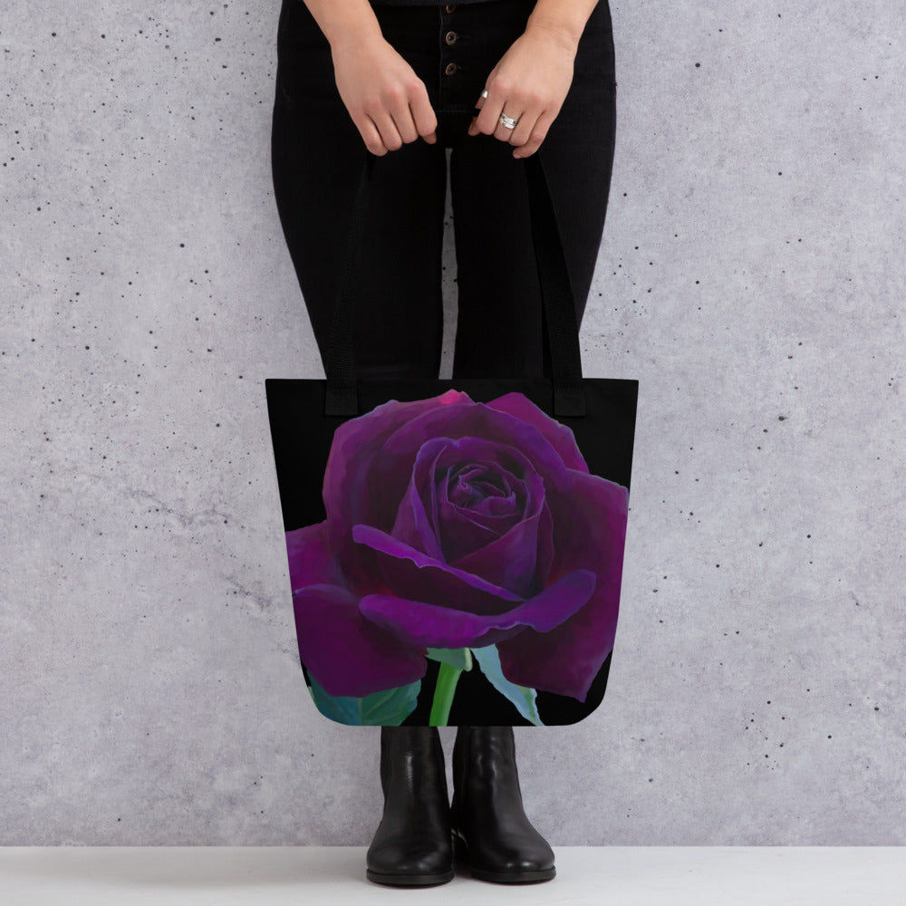 Joey’s Purple Rose Tote bag