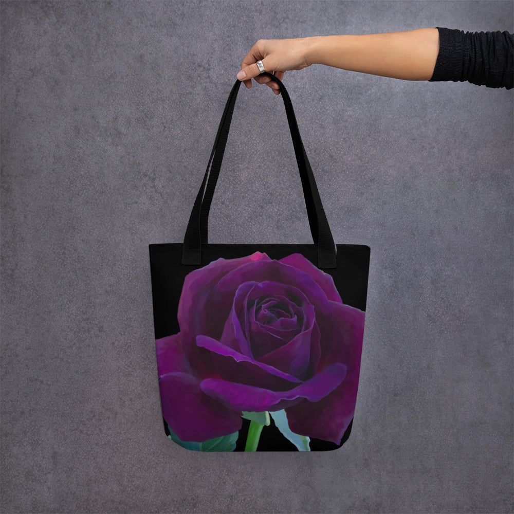 Joey’s Purple Rose Tote bag