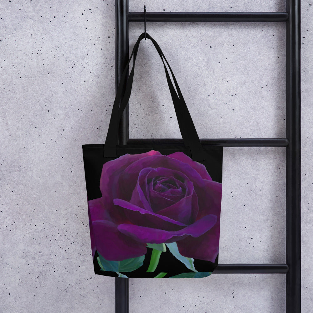 Joey’s Purple Rose Tote bag