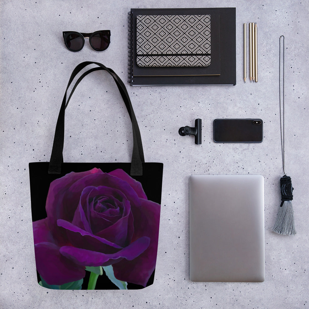 Joey’s Purple Rose Tote bag