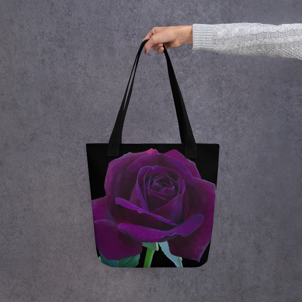 Joey’s Purple Rose Tote bag