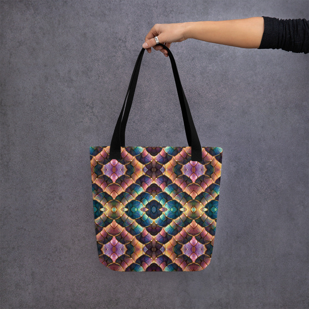 Joannesong, the Prismatic Wilderness Muse Tote bag