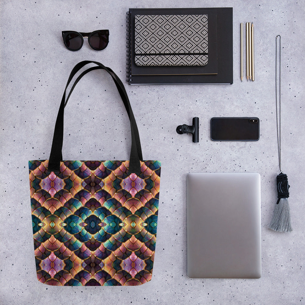 Joannesong, the Prismatic Wilderness Muse Tote bag