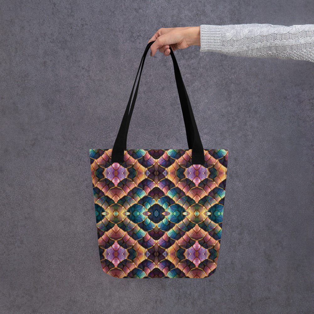 Joannesong, the Prismatic Wilderness Muse Tote bag