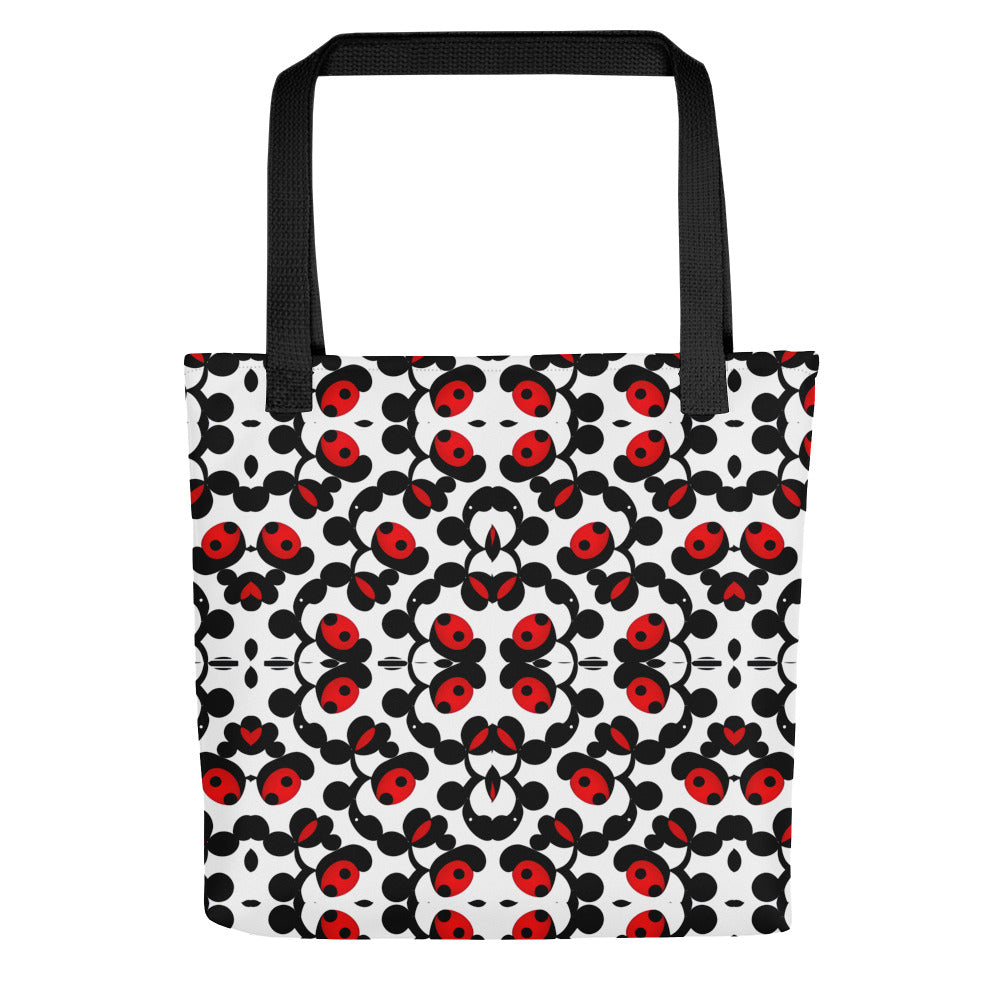 Ladybug Noir Tote bag