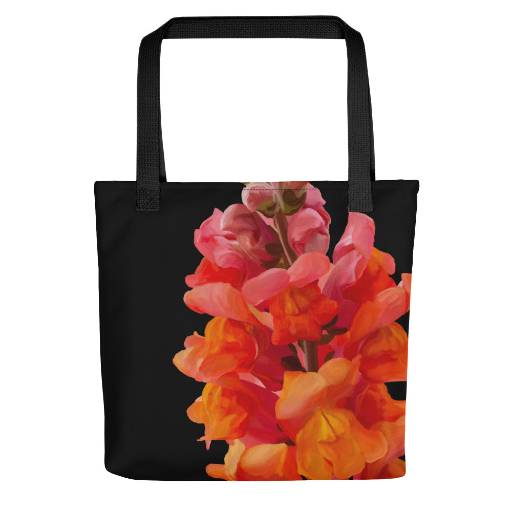 Mark’s Orange Snapdragon Tote bag