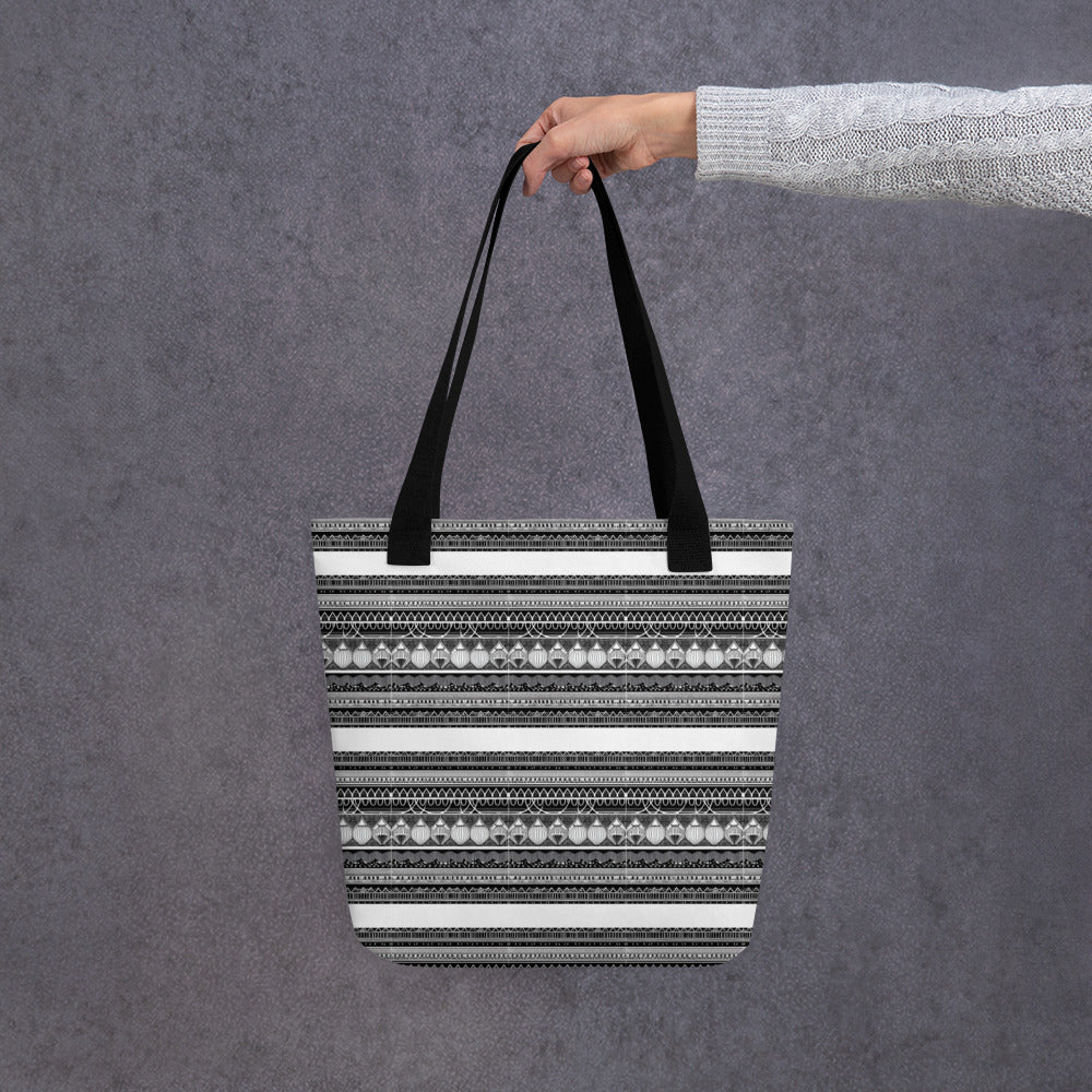 Monochrome Lanterns Tote bag