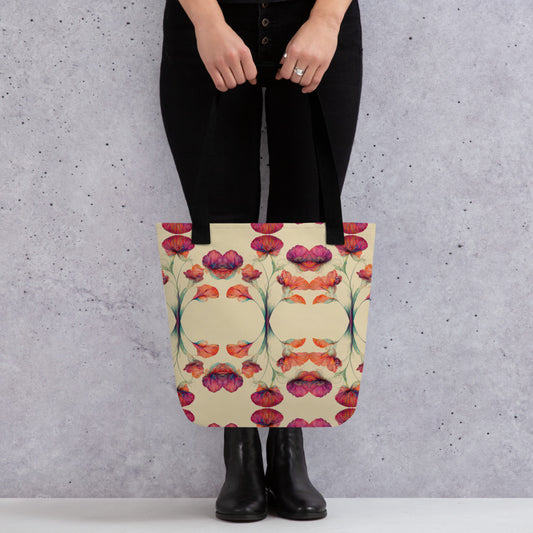 Nouveau Flowers Tote bag