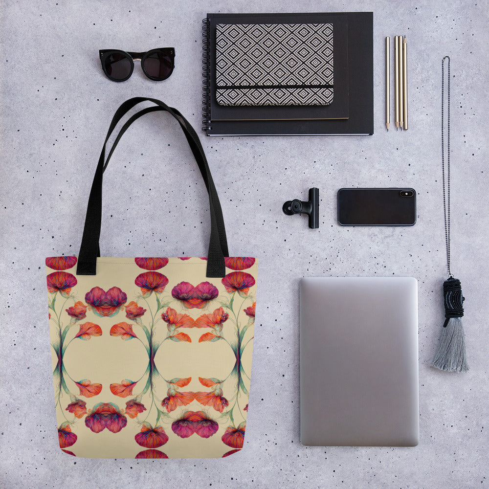 Nouveau Flowers Tote bag