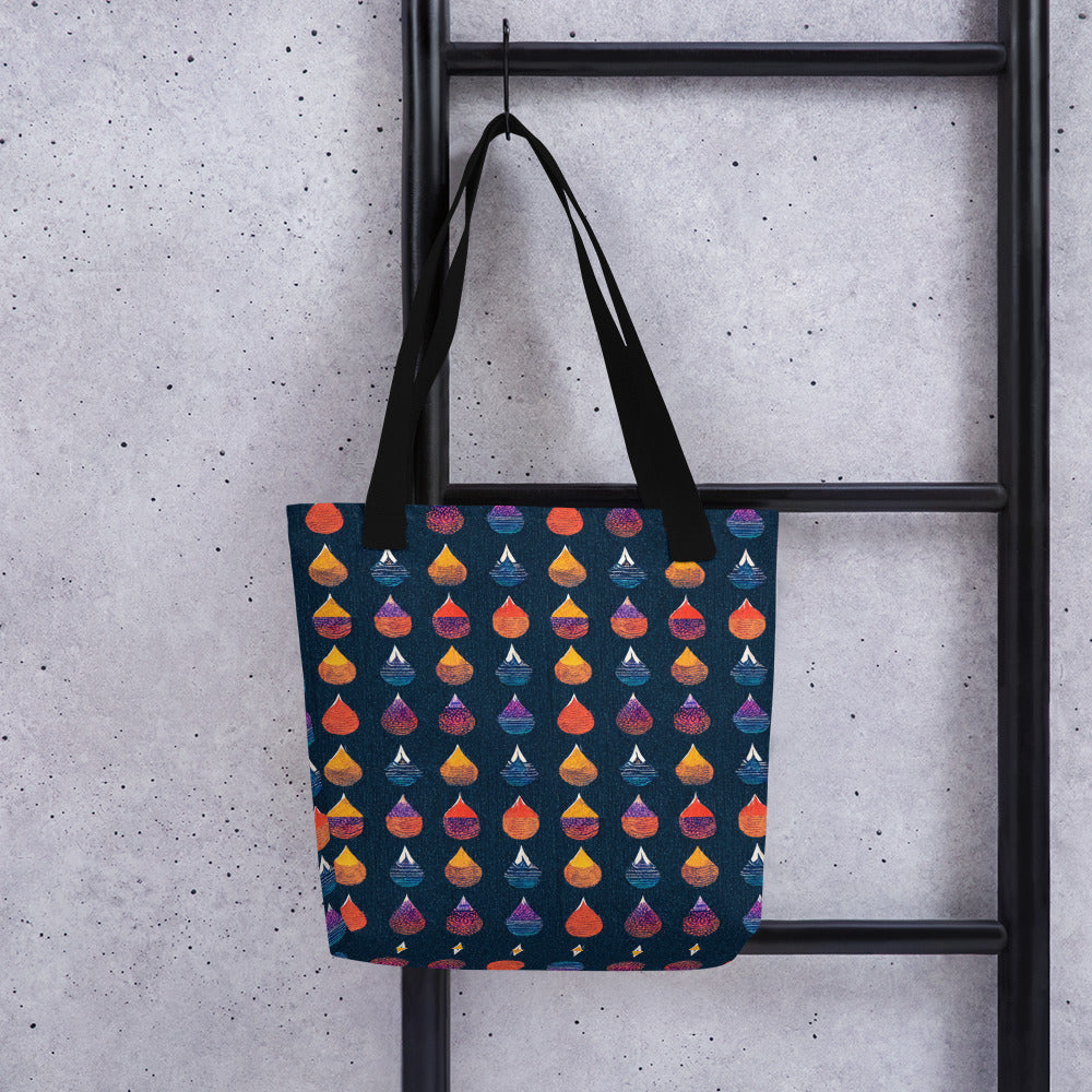 Prismatic Precipitation Tote bag