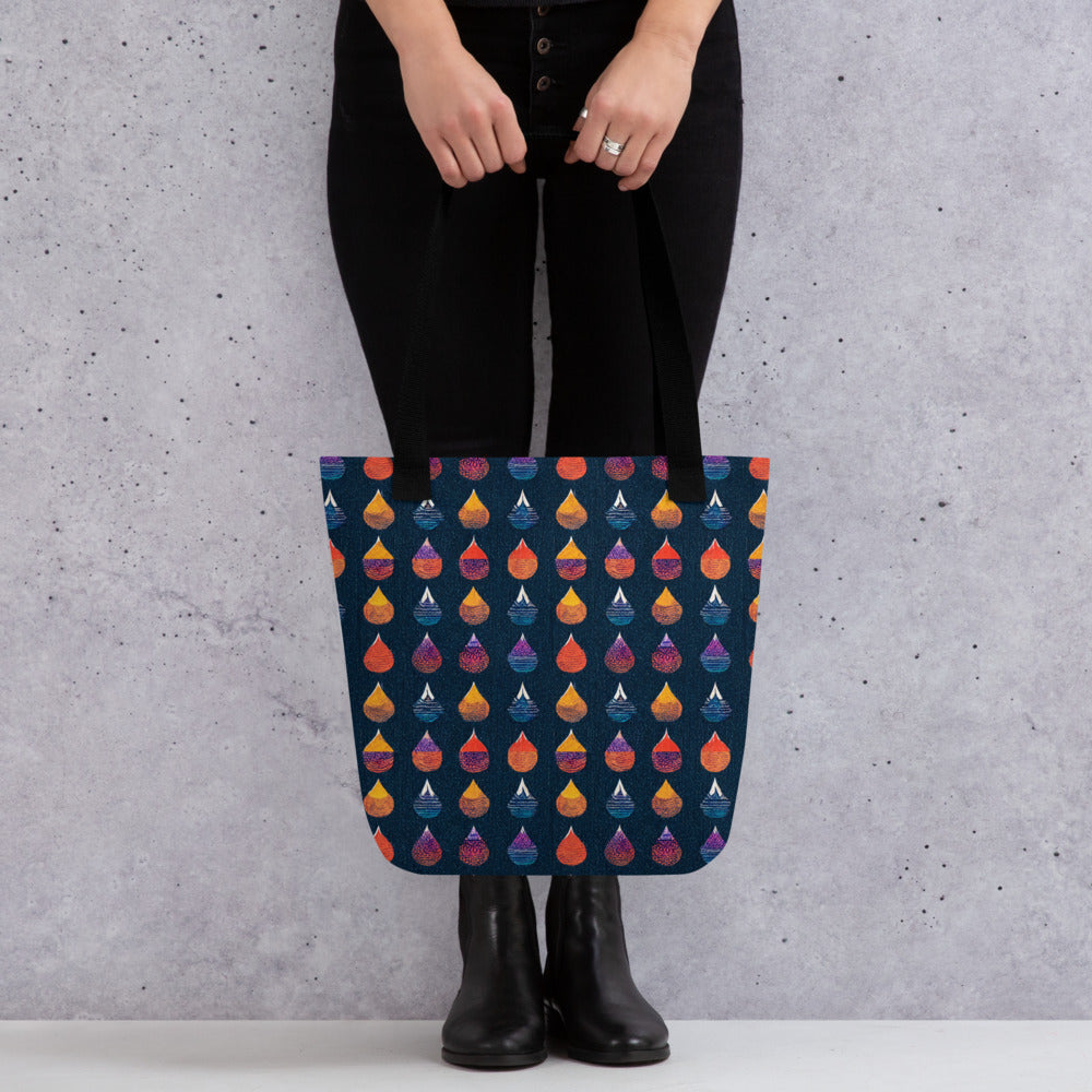 Prismatic Precipitation Tote bag