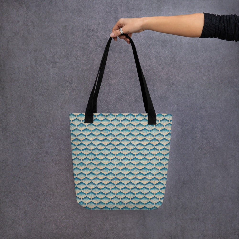 Seafoam Scales Tote bag