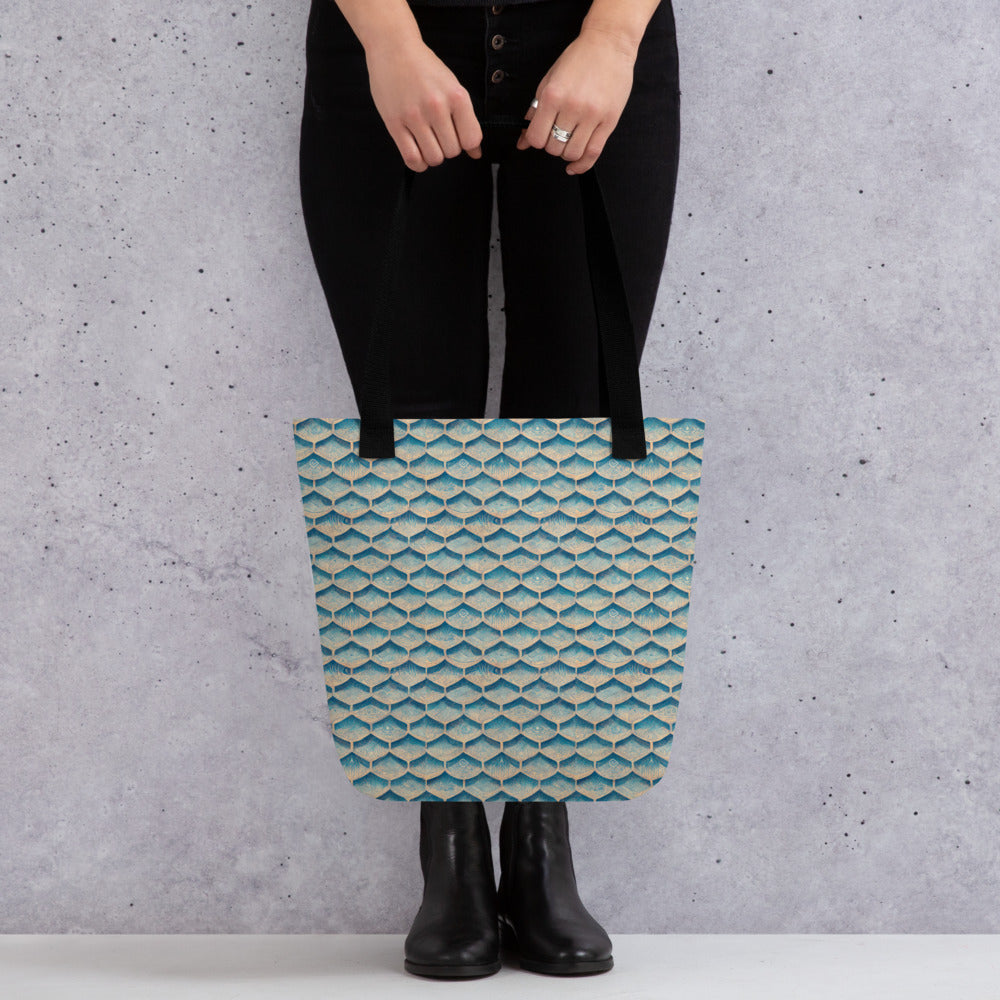 Seafoam Scales Tote bag