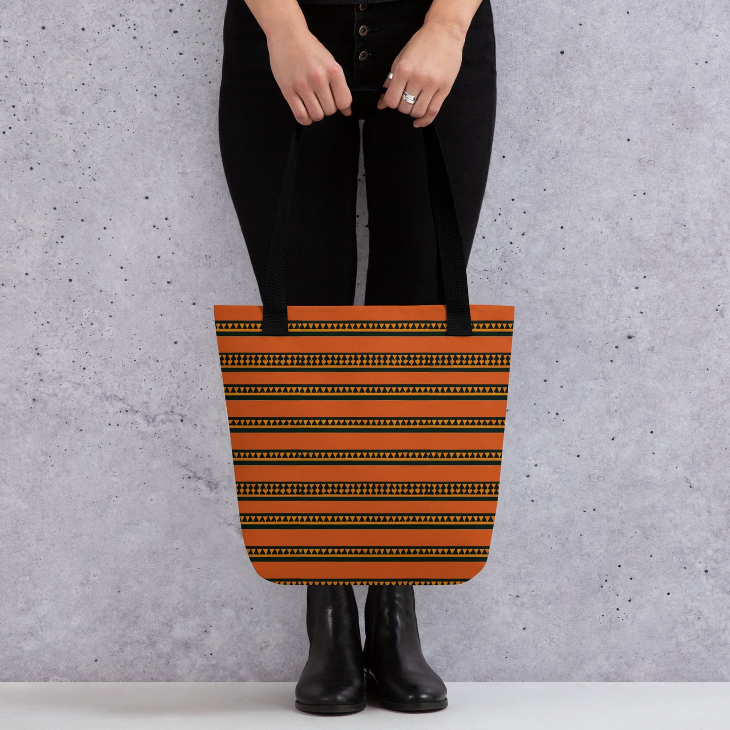 Timbuktu Tangerine Tapestry Tote bag