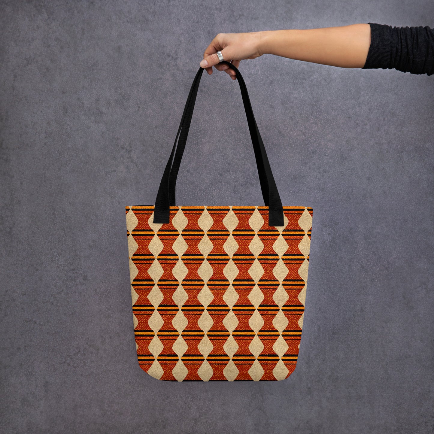 Tribal Tranquility In Neutral Tote bag