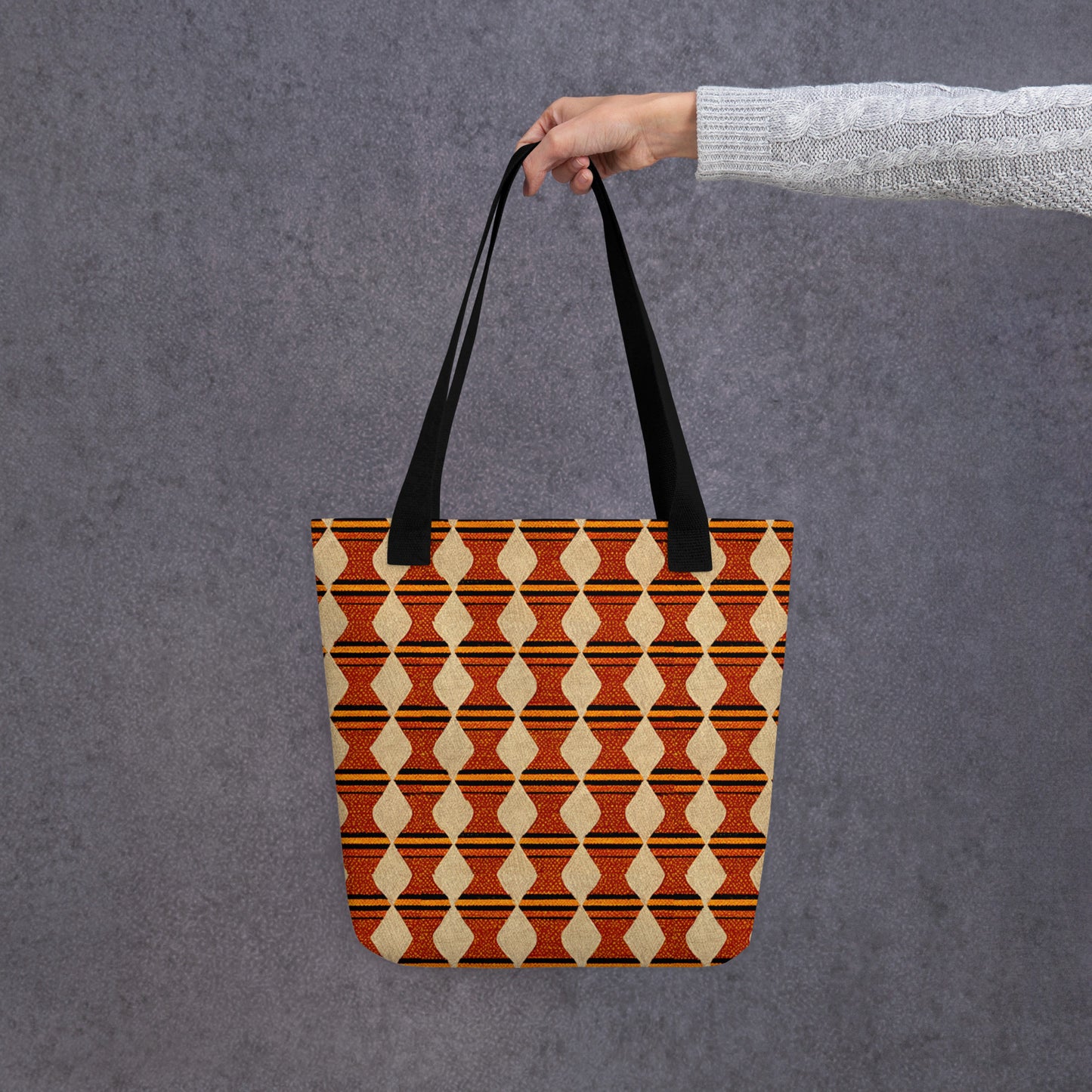 Tribal Tranquility In Neutral Tote bag