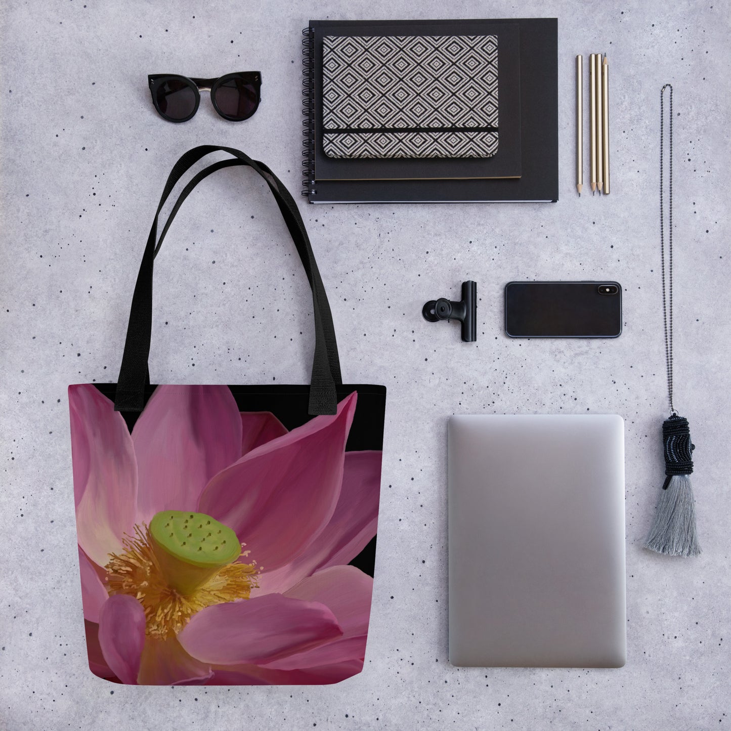 Lunai’s Lotus Tote bag