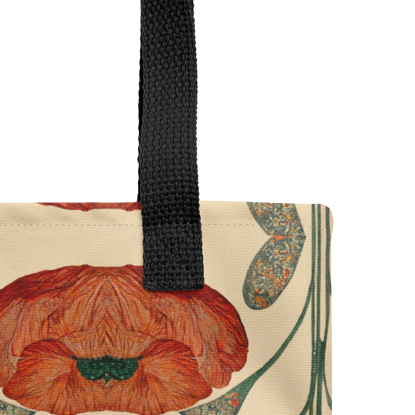 Poppies for Klimt Tote bag