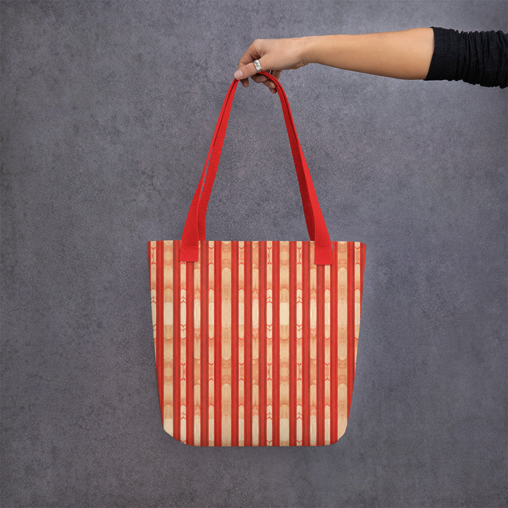 Scarlet Ribbon Tote bag