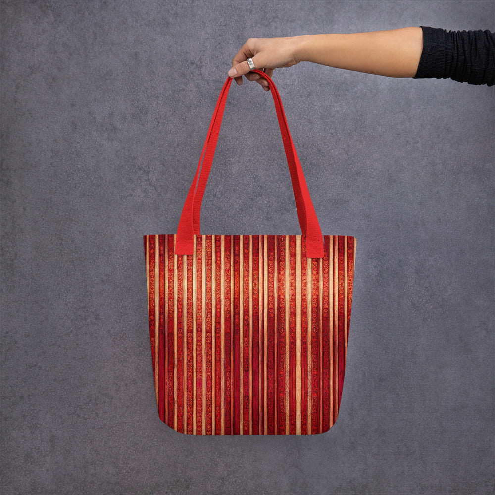 Intricate Carmine Tote bag