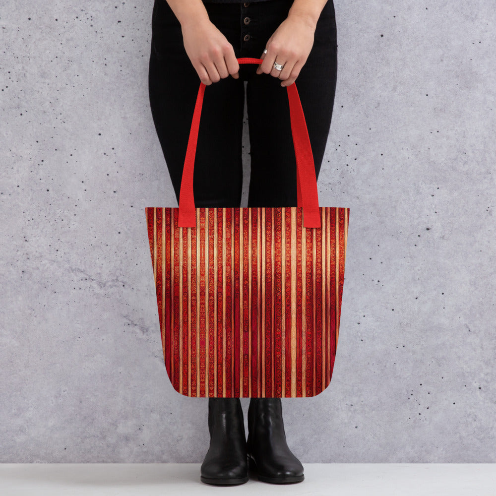 Intricate Carmine Tote bag