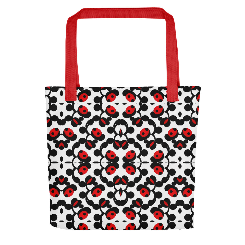 Ladybug Noir Tote bag