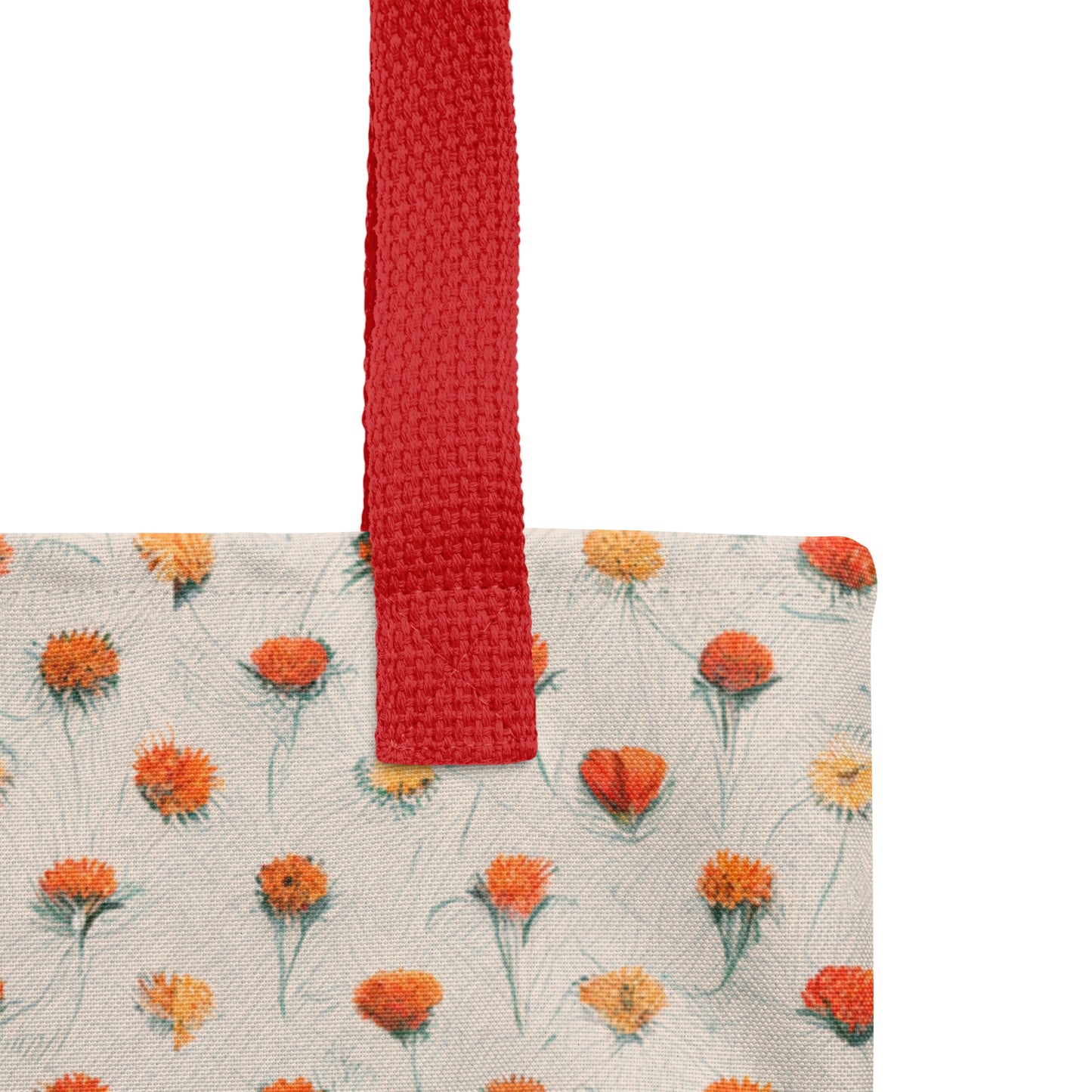 Fiery Meadow Sketch Tote bag