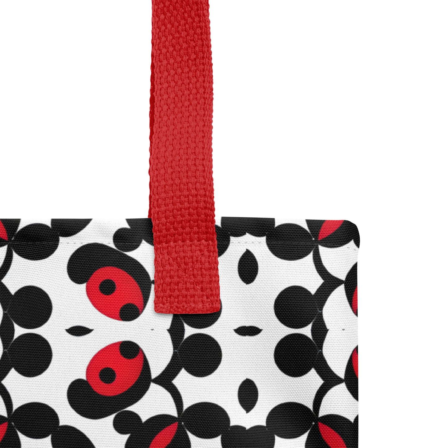 Ladybug Noir Tote bag