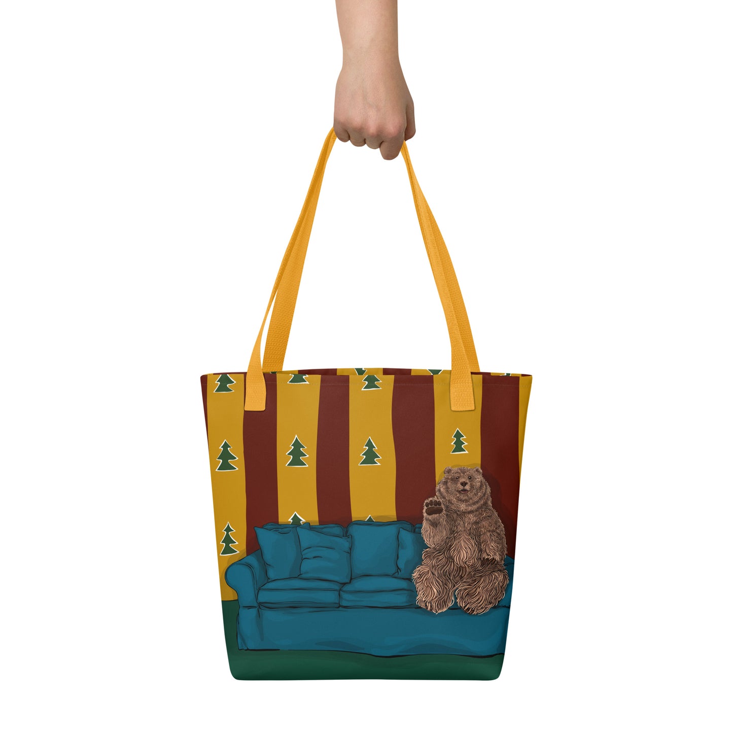 Mountain Bear Tote bag