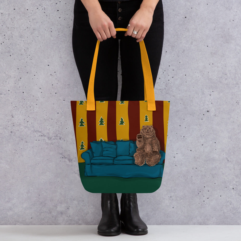 Mountain Bear Tote bag