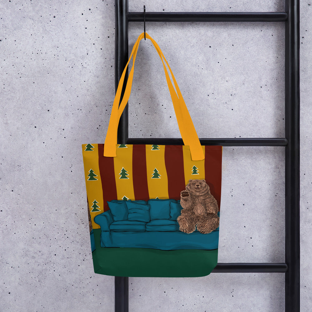 Mountain Bear Tote bag