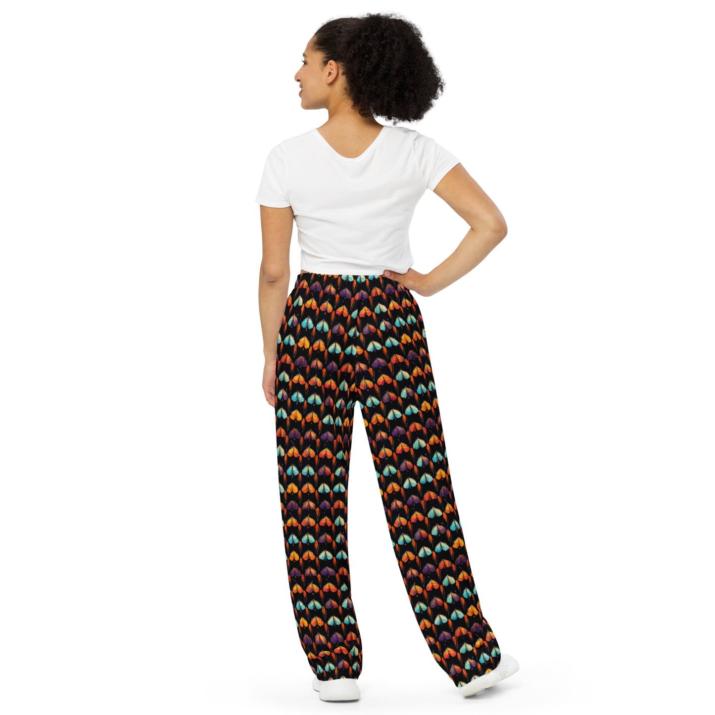 Quilted Wings Women’s wide-leg pants