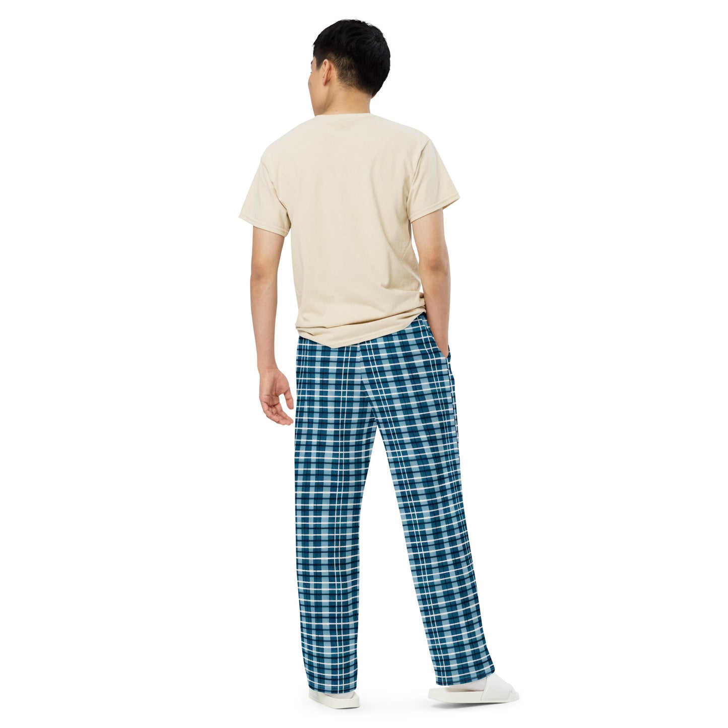 Scotsman’s Skyward Plaid Men’s wide-leg pants