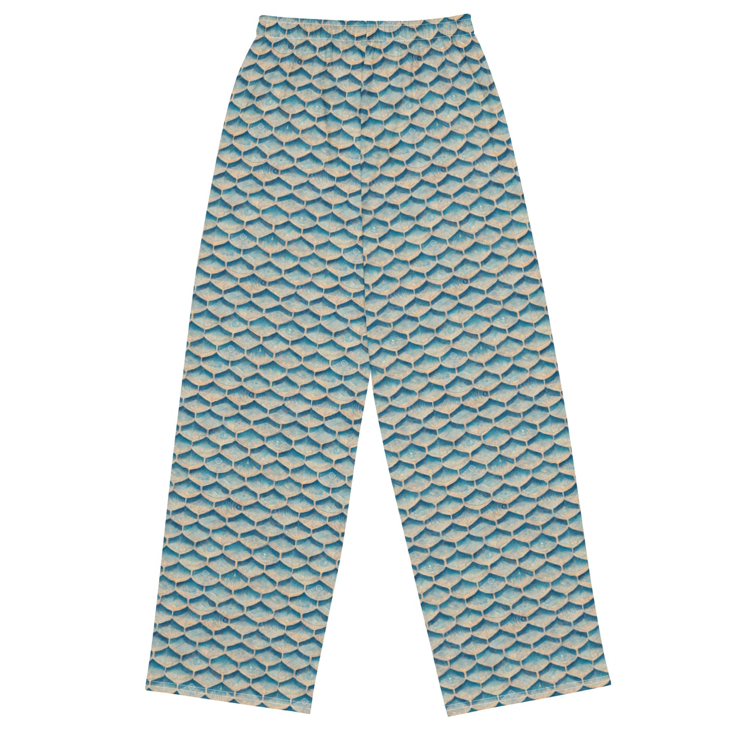 Seafoam Scales Women’s wide-leg pants