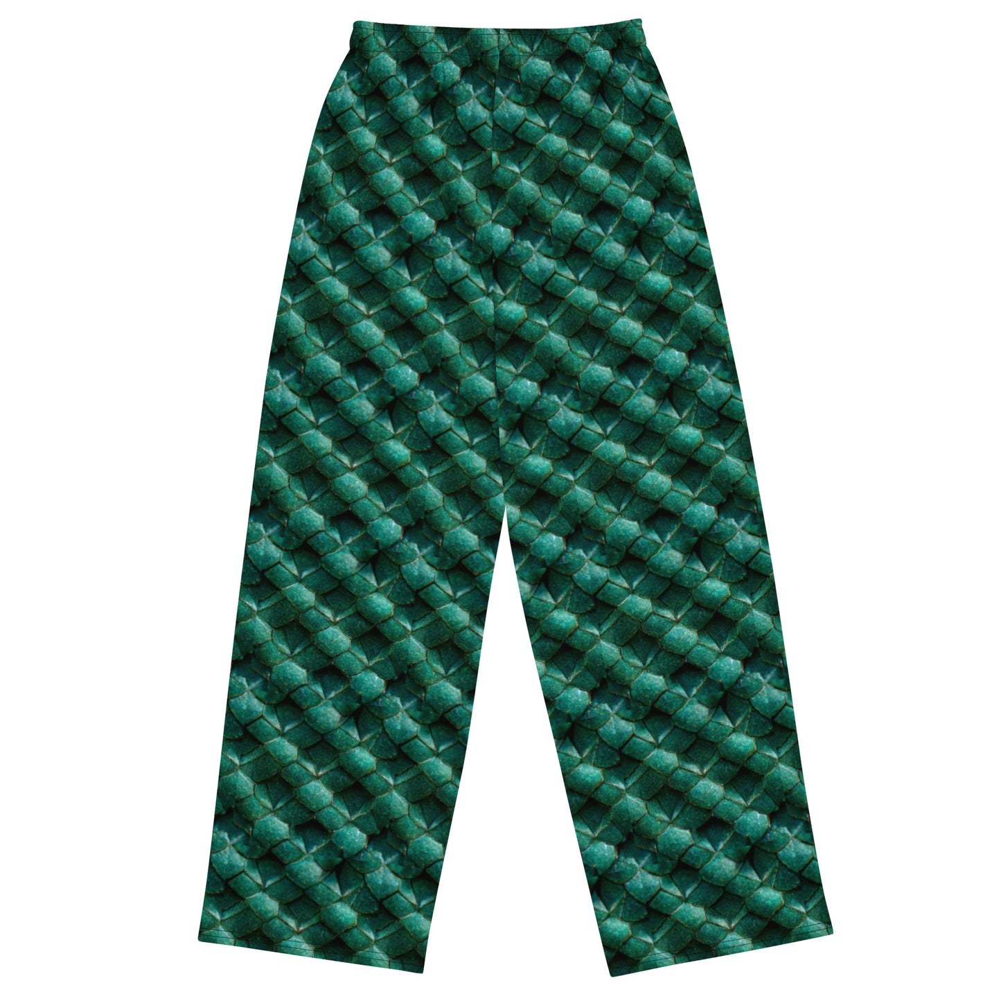 Emeralda the Great Forest Dragon Women’s wide-leg pants