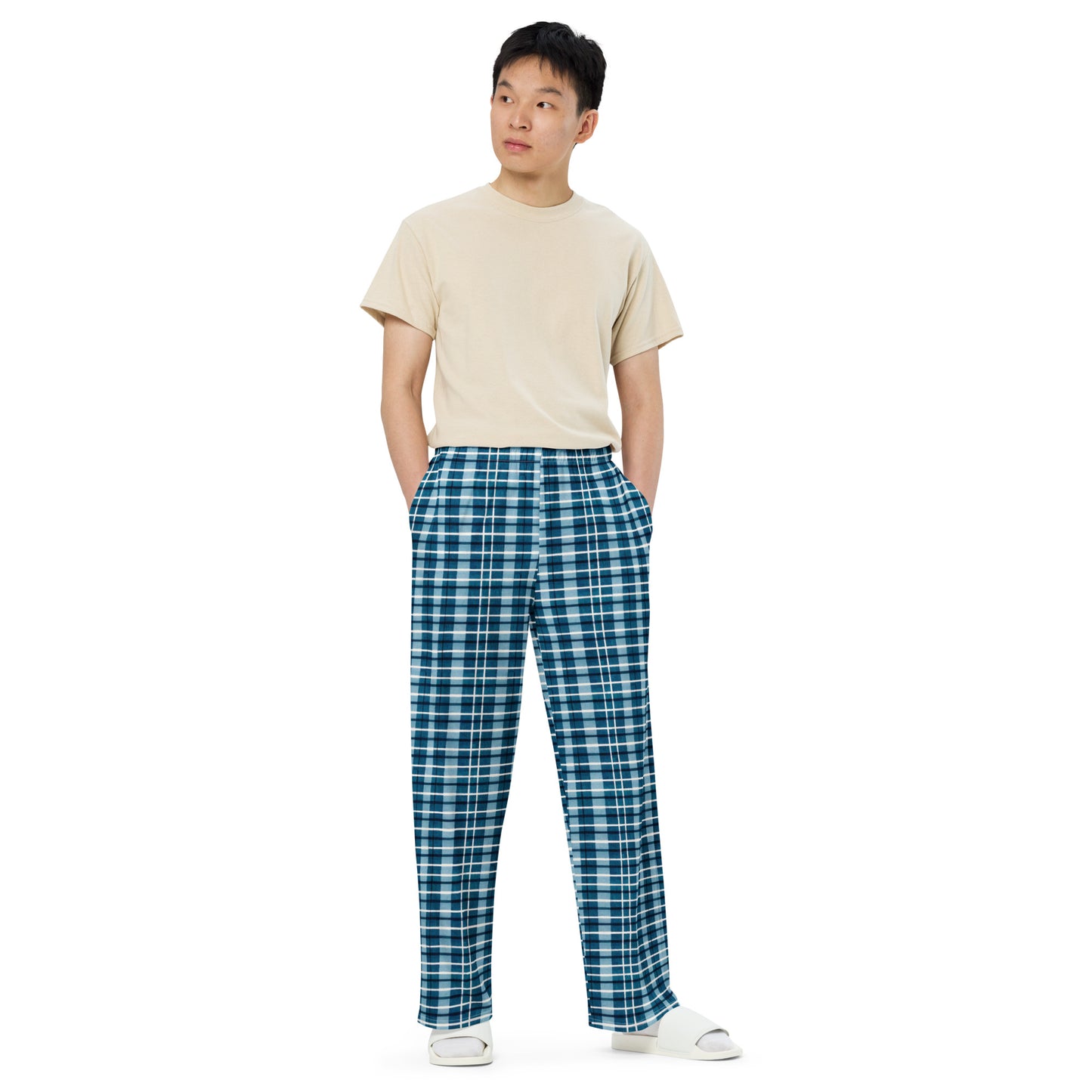 Scotsman’s Skyward Plaid Men’s wide-leg pants