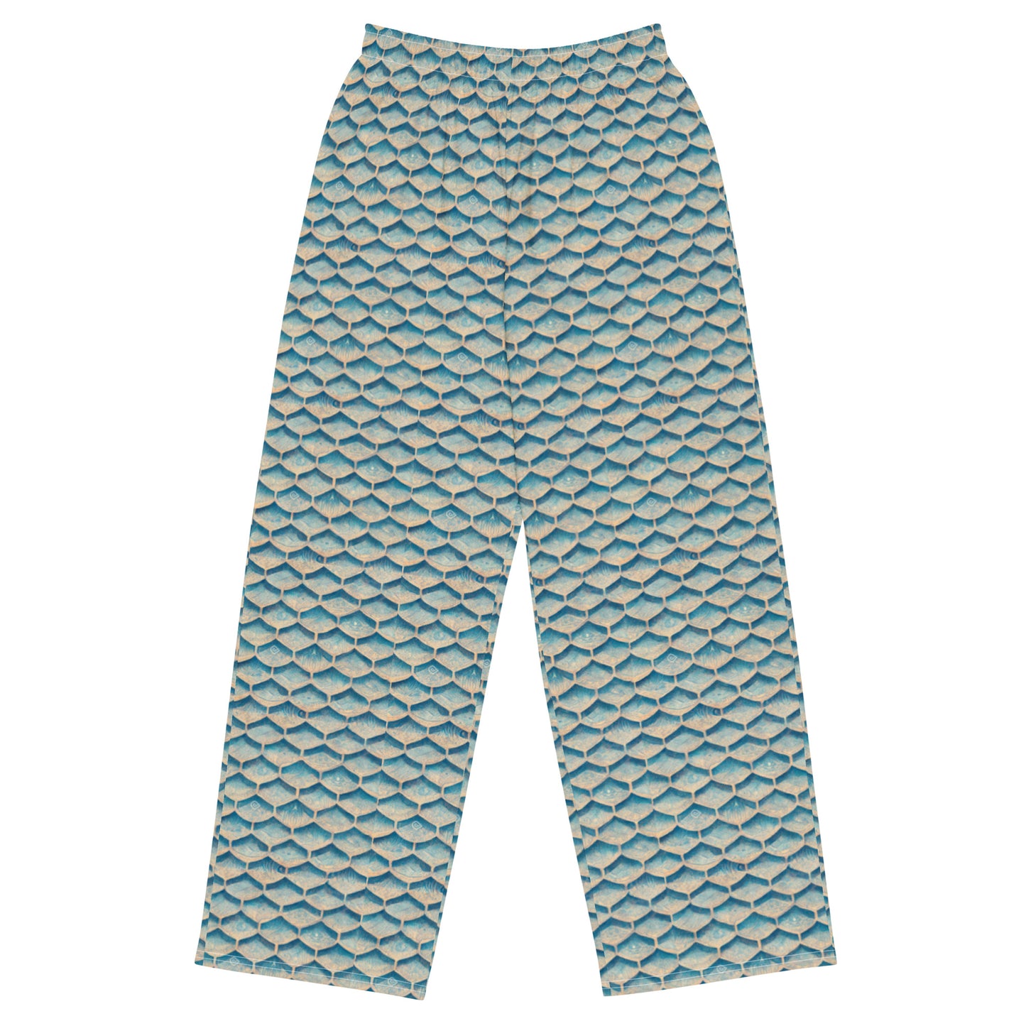 Seafoam Scales Women’s wide-leg pants